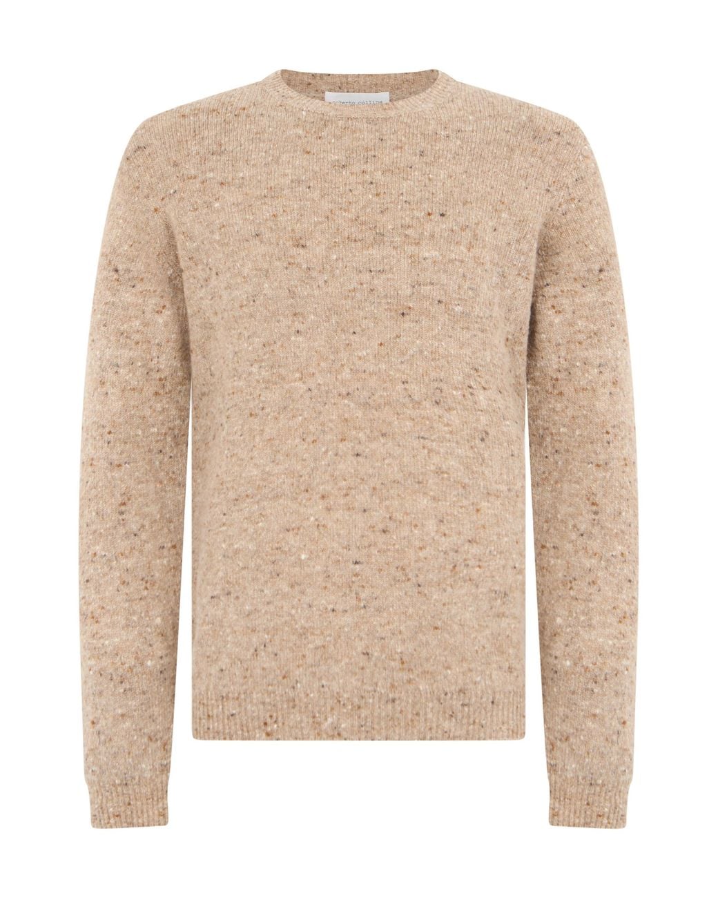 Roberto Collina Natural Crew Neck Sweater for men