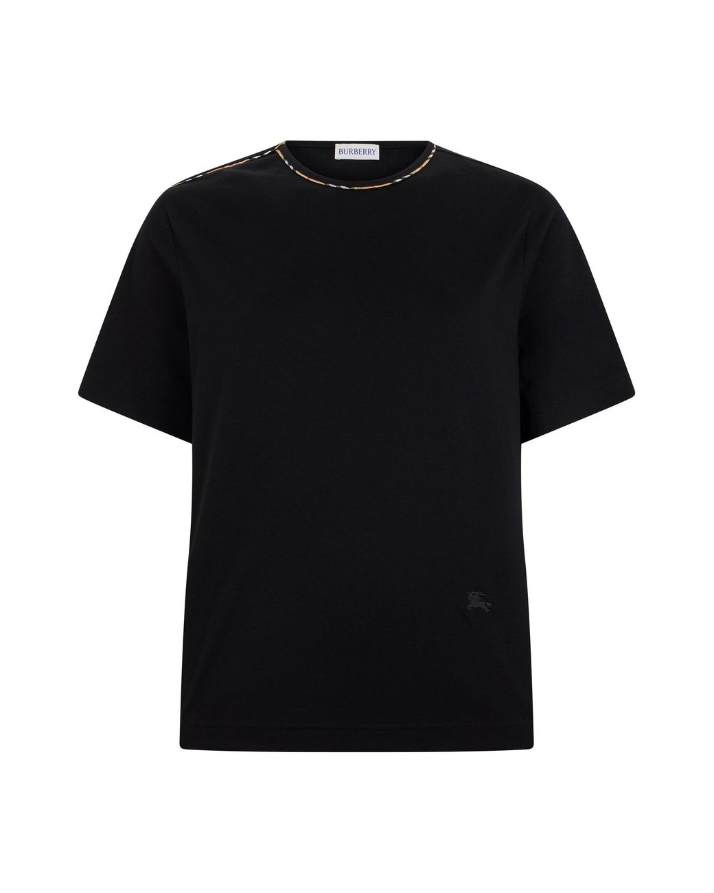 Burberry Black T-Shirt Short-Sleeve Cotton T-Shirts & Jerseys