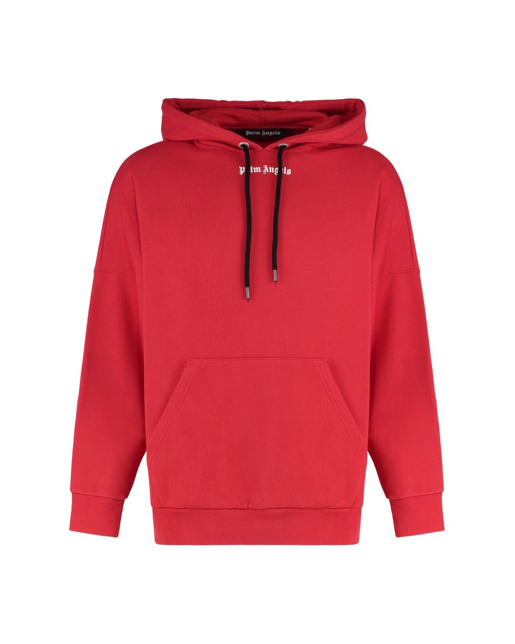 Palm Angels Hooded Sweatshirt in Red Lyst UK