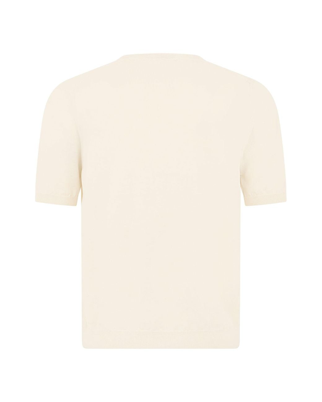 Slowear Natural Cotton Sweater With Short Sleeves for men