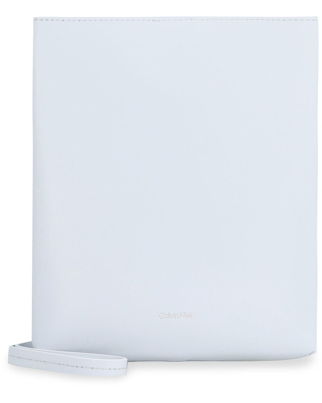 Calvin Klein White Leather Crossbody Bag