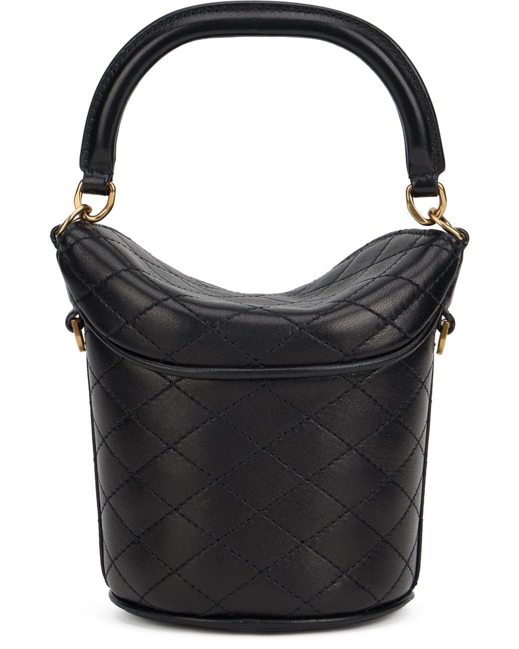 Saint Laurent Black Gaby Bucket Bag