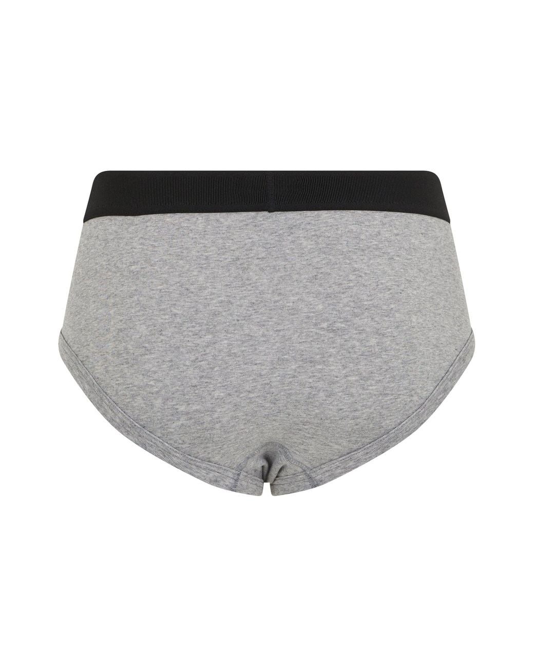 Tom Ford Gray Cotton Slip With Logo for men