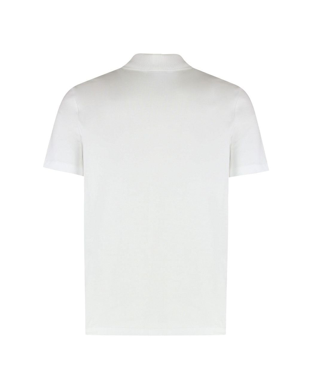 A.P.C. White Cotton-Piqué Polo Shirt for men