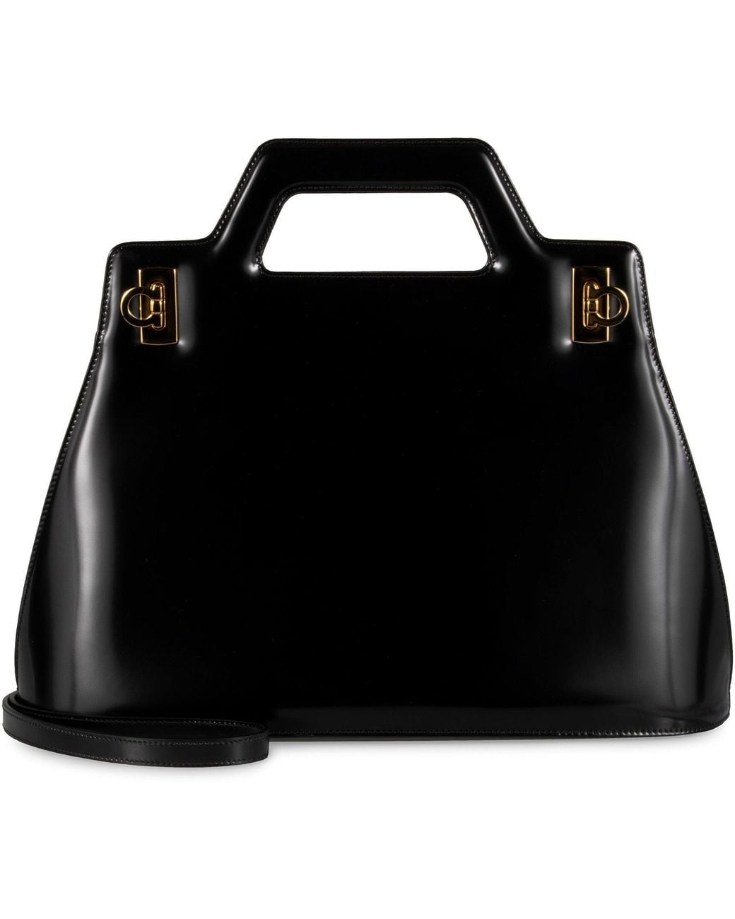 Ferragamo Black Wanda Handbag