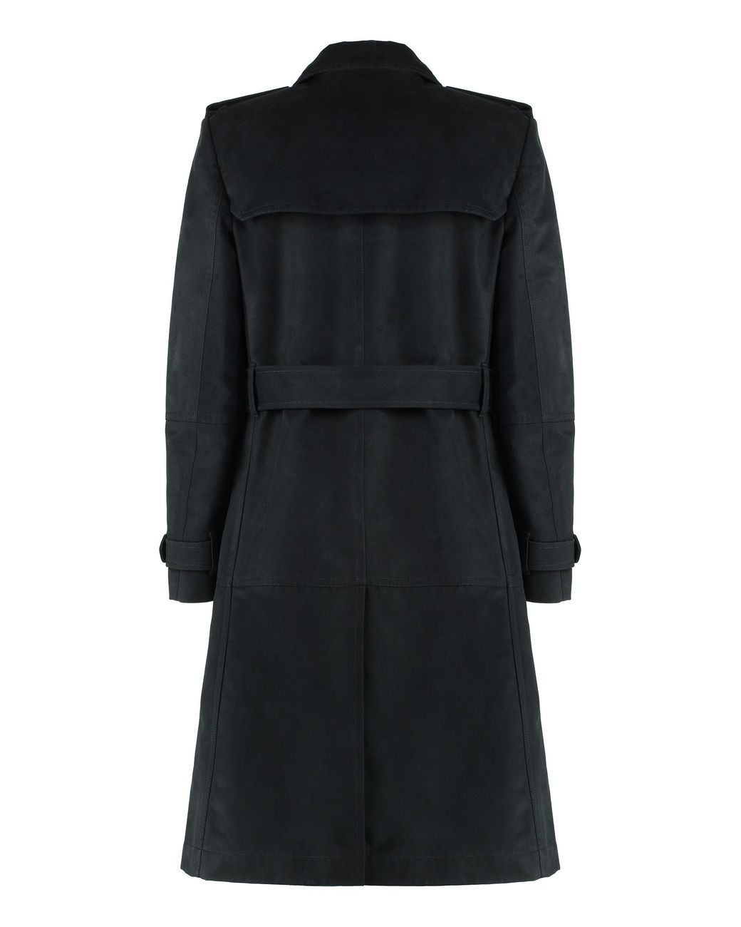 Burberry Black Classic Cotton Trench Coat for men