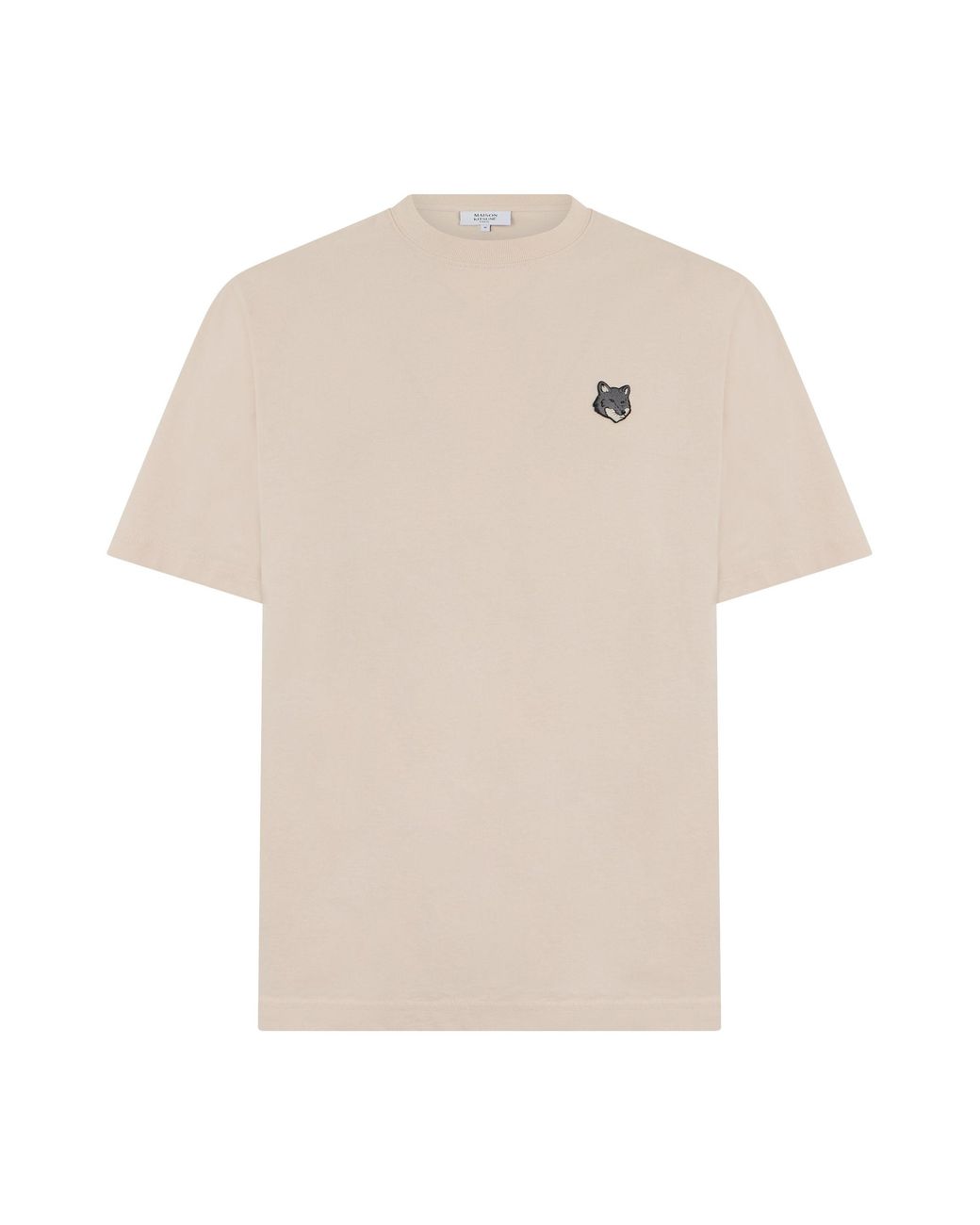Maison Kitsuné White T-Shirt Cotton Light T-Shirts for men