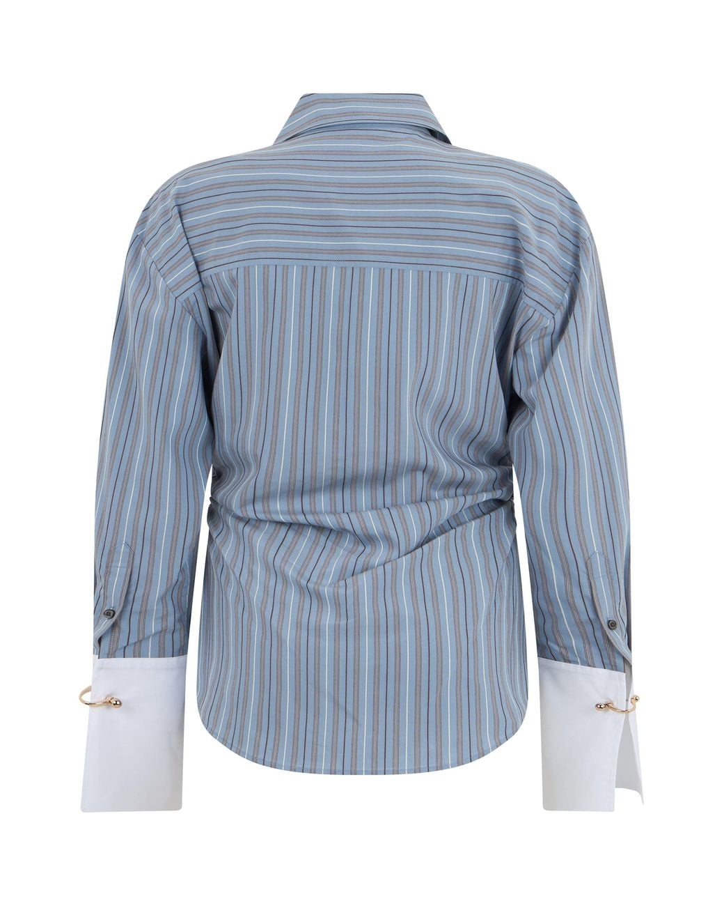 Veronica Beard Blue Striped Shirt