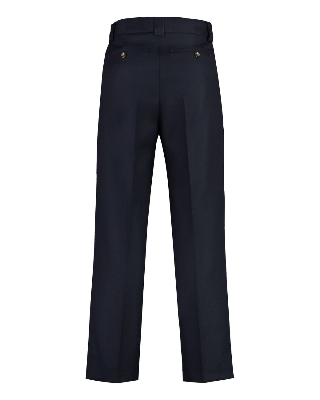 PT01 Blue Virgin Wool Trousers for men