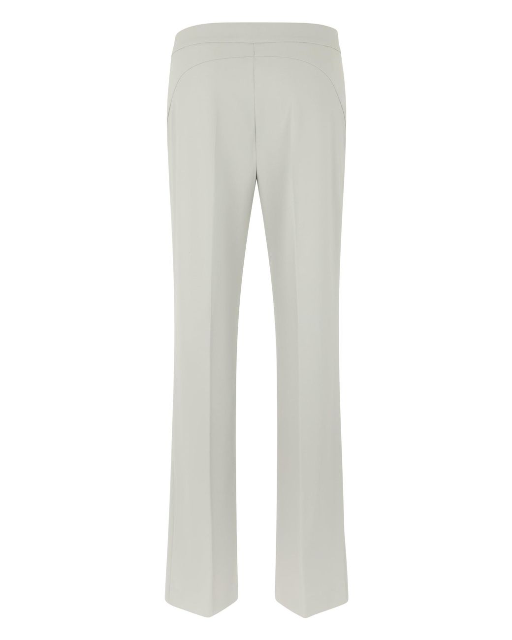 Pinko Gray Viscose Trousers With Buttons Flared
