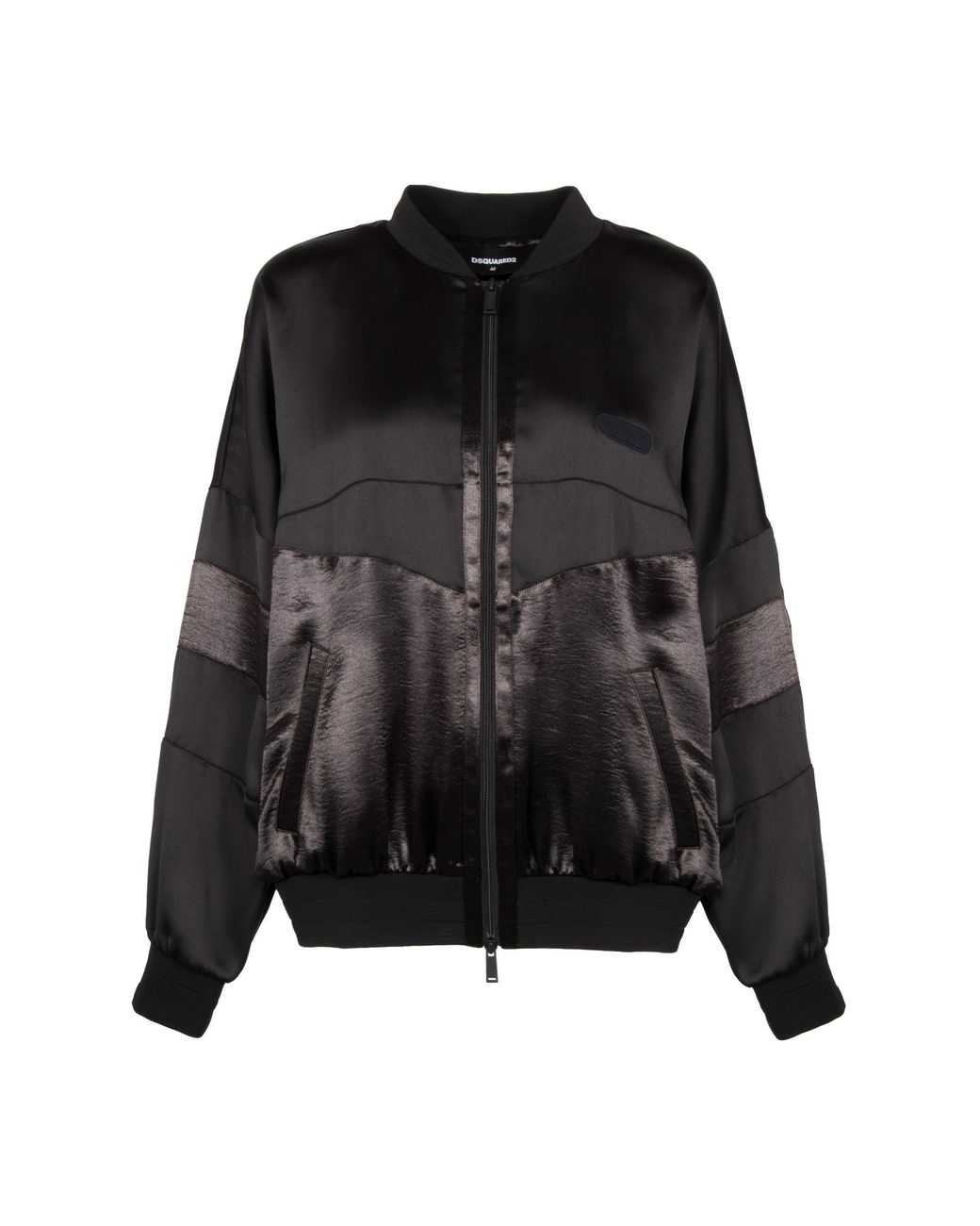 DSquared² Black Techno Fabric Sweatshirt Polyamide Sweatshirts