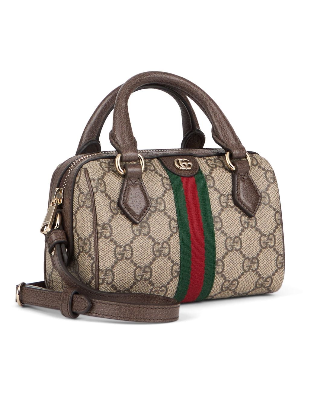 Gucci Brown Ophidia Mini Handbag