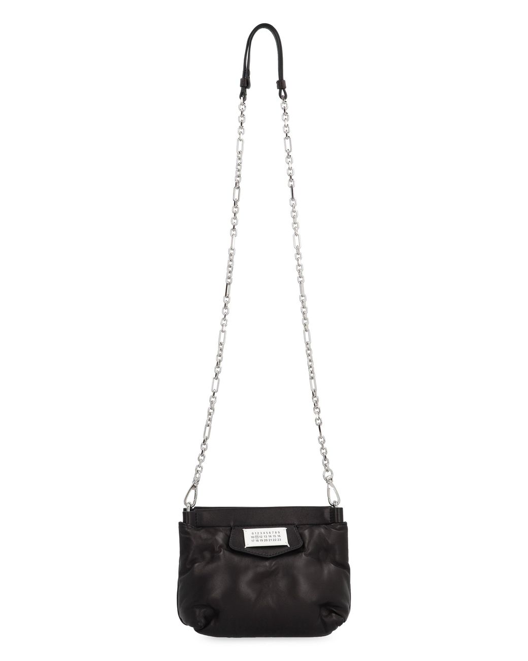 Maison Margiela Black Glam Slam Leather Clutch