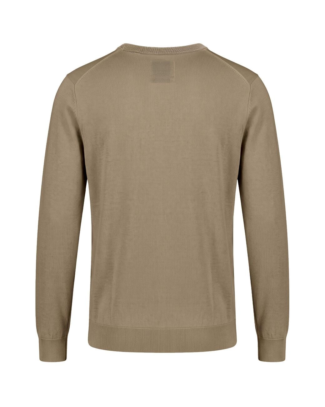 Gant Brown Wool Crew Neck Sweater for men