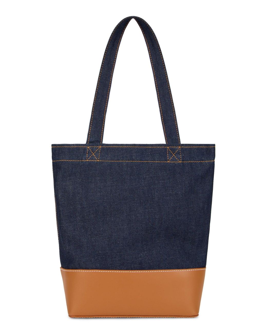 A.P.C. Blue Tote Bag Cotton