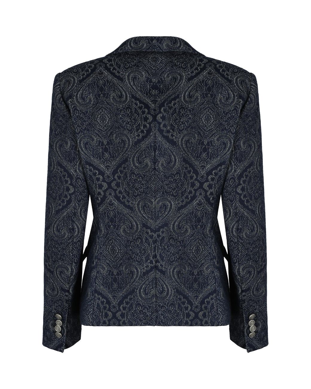 Etro Blue Denim Jacquard Jacket