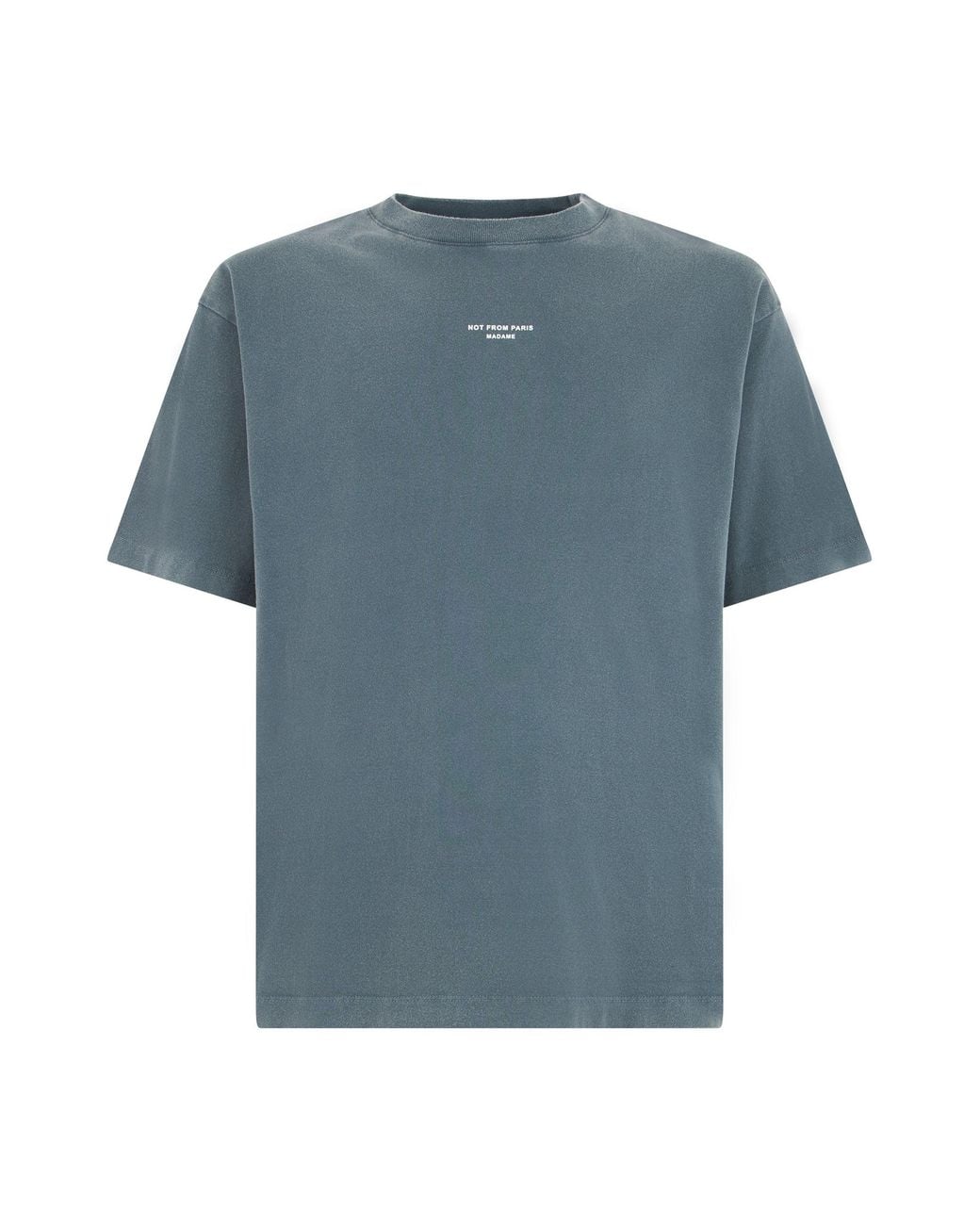 Drole de Monsieur Blue Short-Sleeve T-Shirt for men