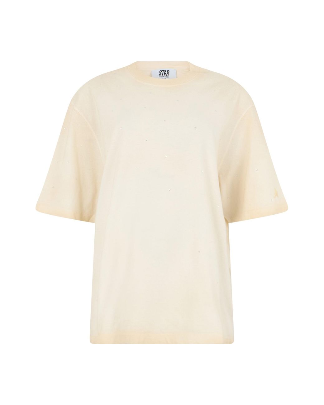 Golden Goose Deluxe Brand White Monochrome Cotton T-Shirt