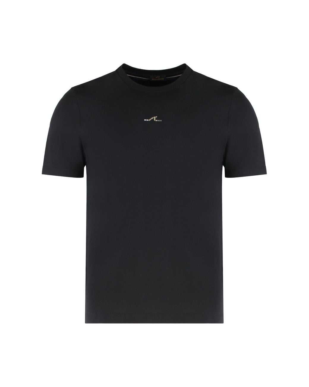 Paul & Shark Black Cotton Crew Neck T-Shirt T-Shirts for men