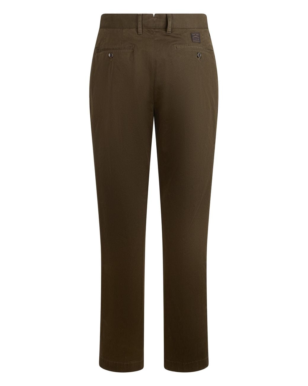 Slowear Brown Straight Cotton Pants for men