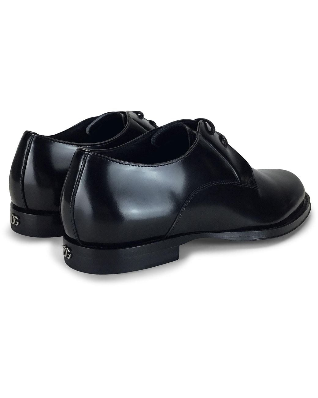 Dolce & Gabbana Black Elegant Shiny Leather Shoe