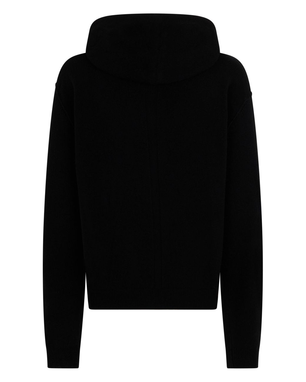 Rick Owens Black Hooded Sweatshirt With Zipper for men