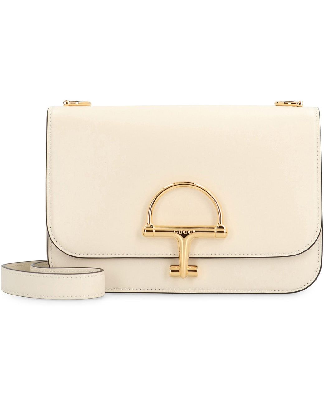 Gucci Natural Shoulder Bag Siena Calf