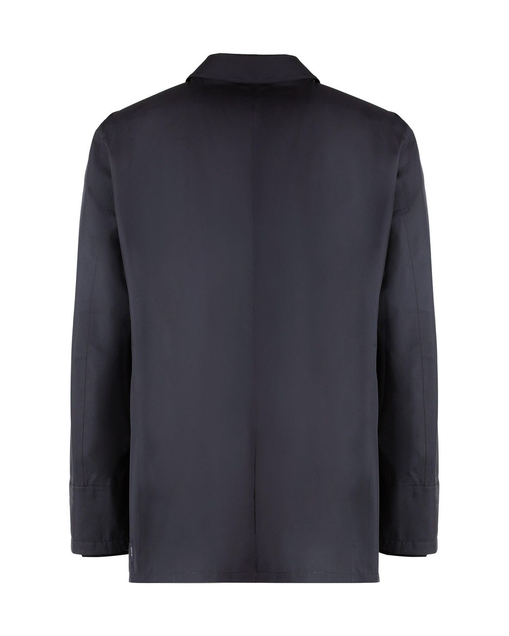 Herno Blue Techno Fabric Raincoat For for men