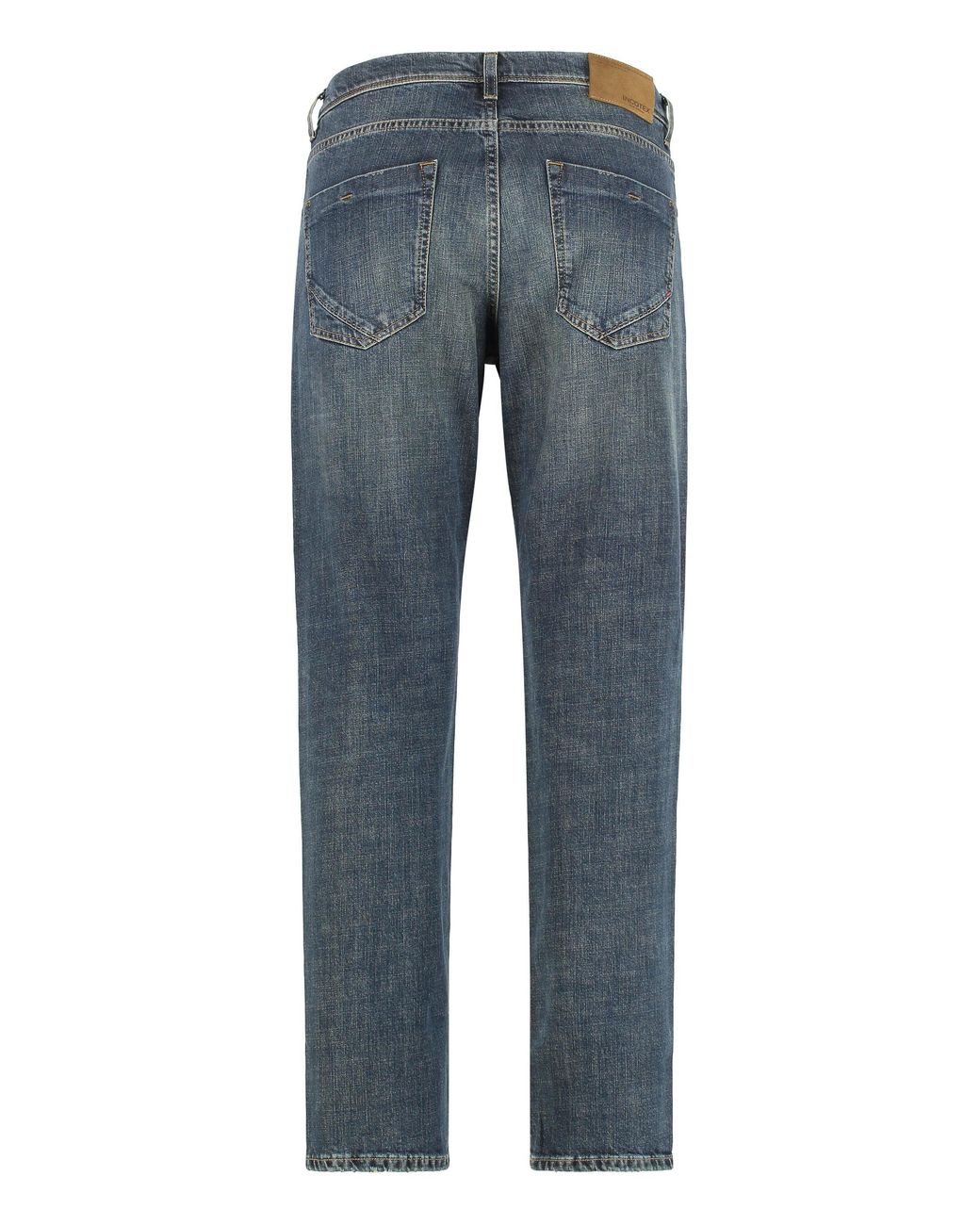 Slowear Blue Slim Fit Jeans With Five Pockets for men
