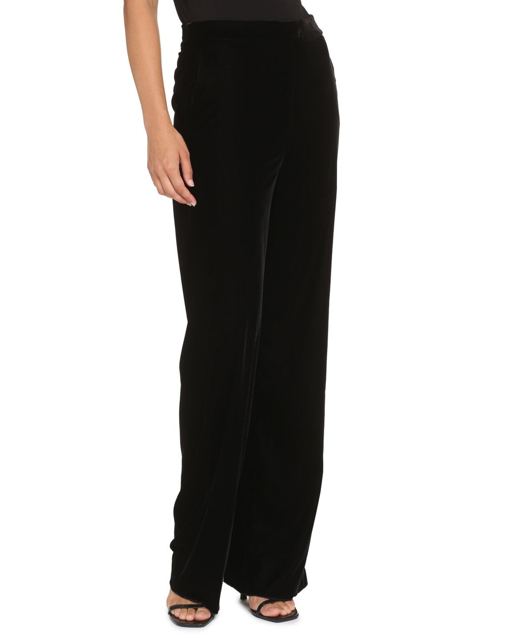 Etro Black Velvet Trousers
