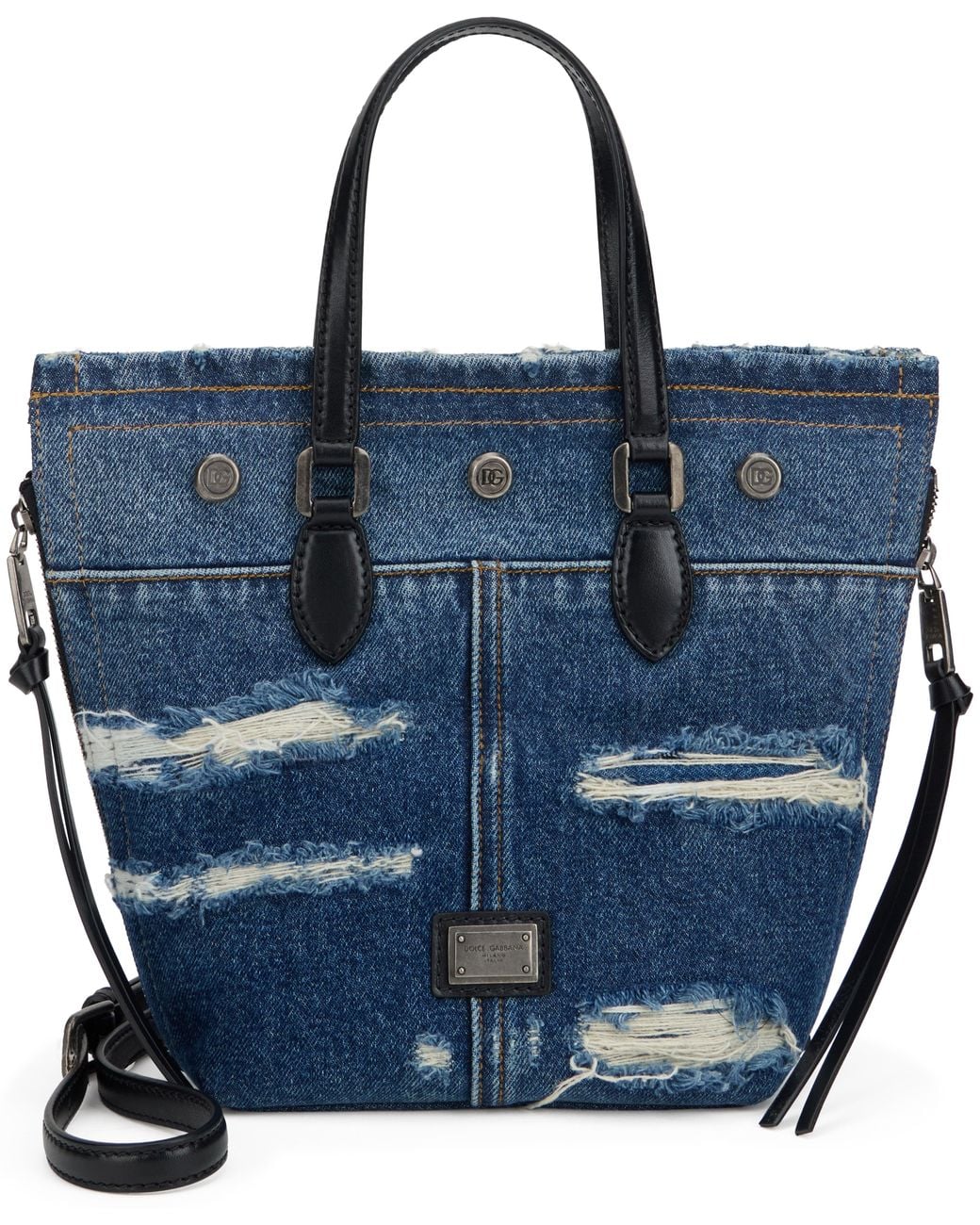 Dolce & Gabbana Blue Denim Tote Bag for men