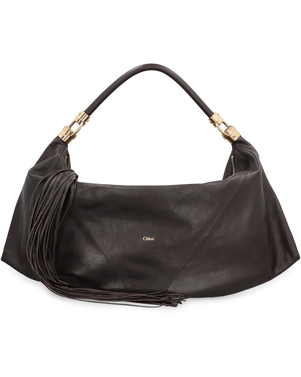 Chloé Black Carry Small Canvas Tote Bag Cotton