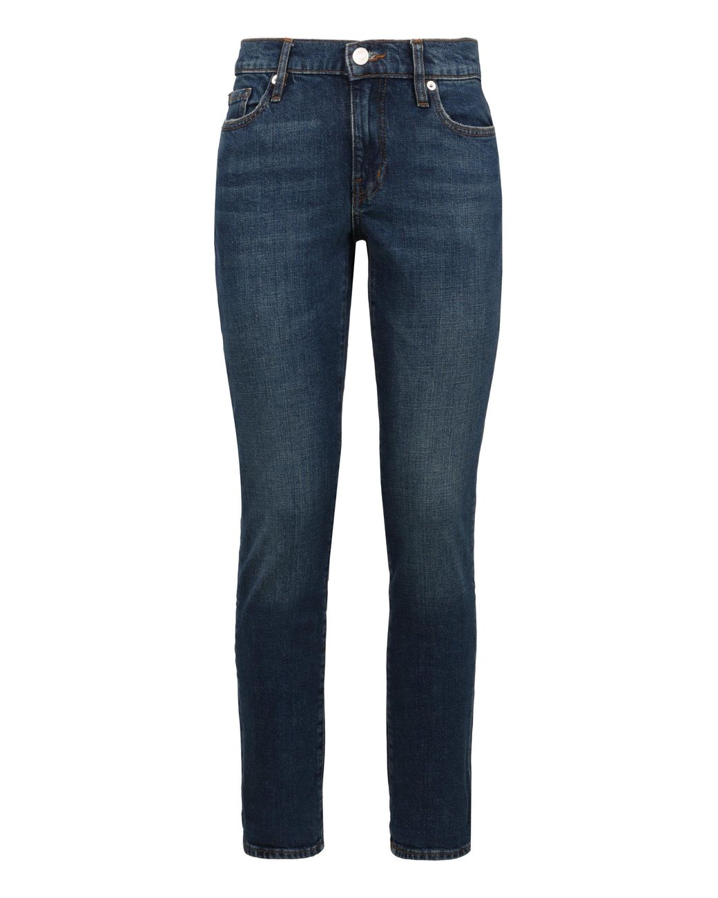 FRAME Blue Slim Mid Rise Jeans