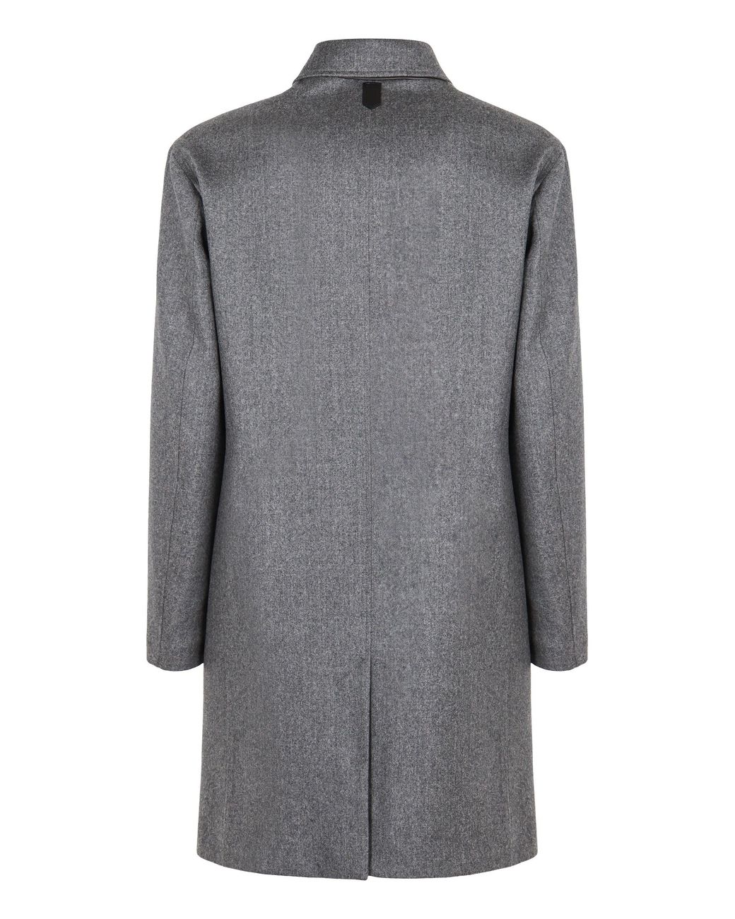 Canali Gray Wool Coat for men