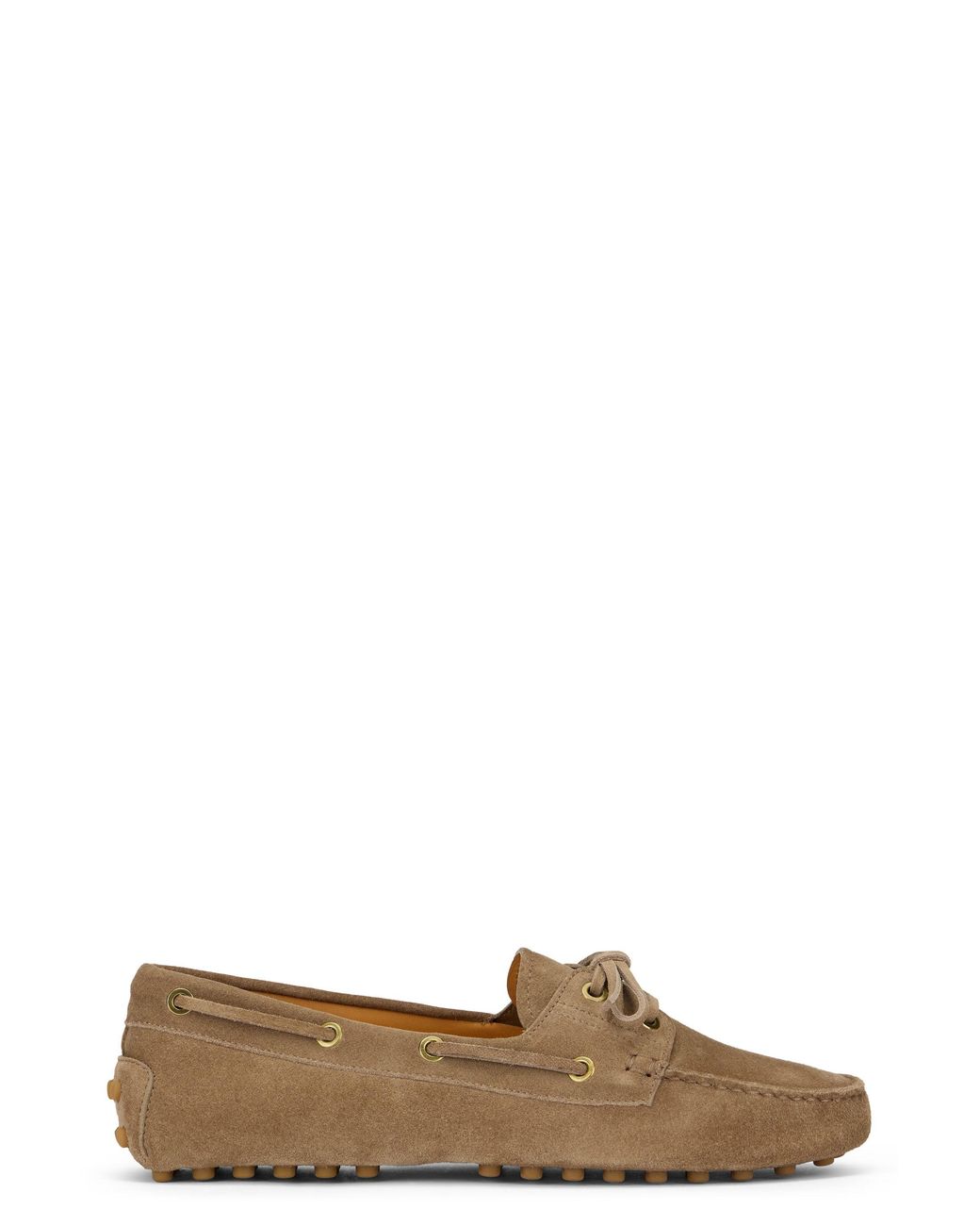 Tod's Brown Loafers Suede Calfskin