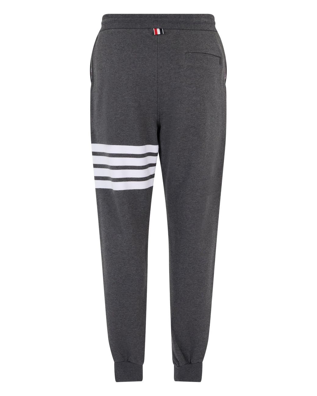 Thom Browne Gray Loopback Sports Pants for men