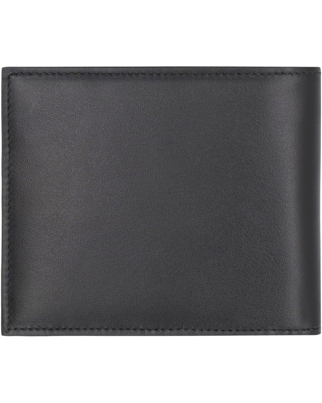 Dolce & Gabbana Black Wallet Calf Leather Flap-Over- & Cardholders for men