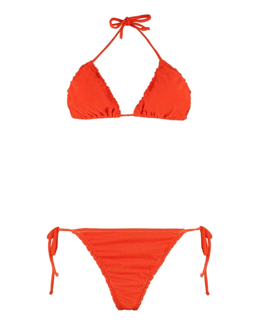 Reina Olga Red Concetta Triangle Bra Bikini