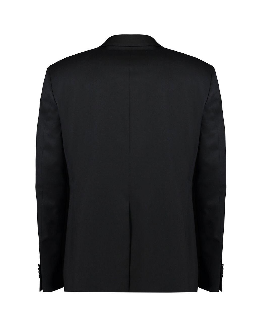 Tagliatore Black Wool Vest for men