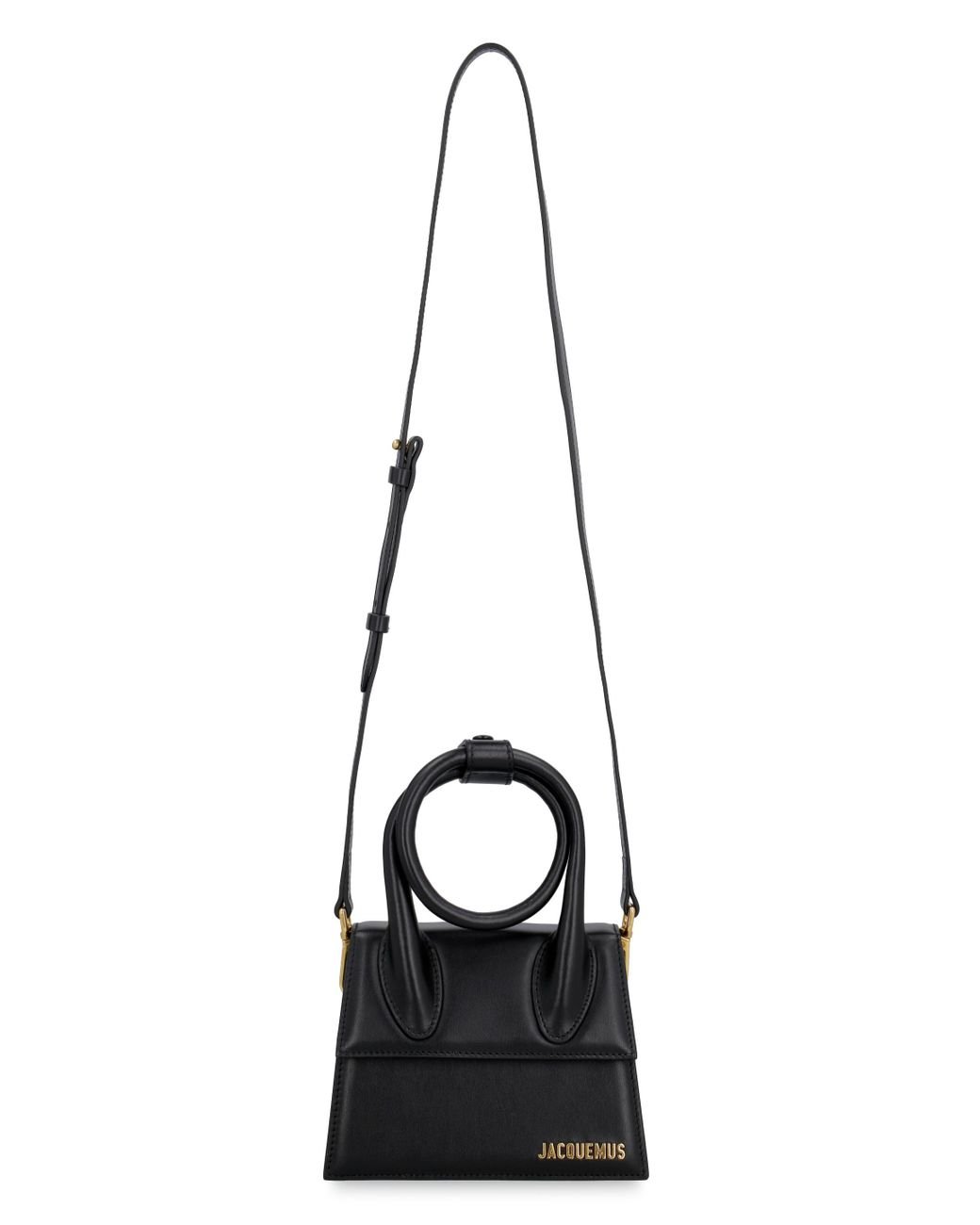 Jacquemus Canvas Le Chiquito Noeud Leather Bag in Black - Lyst