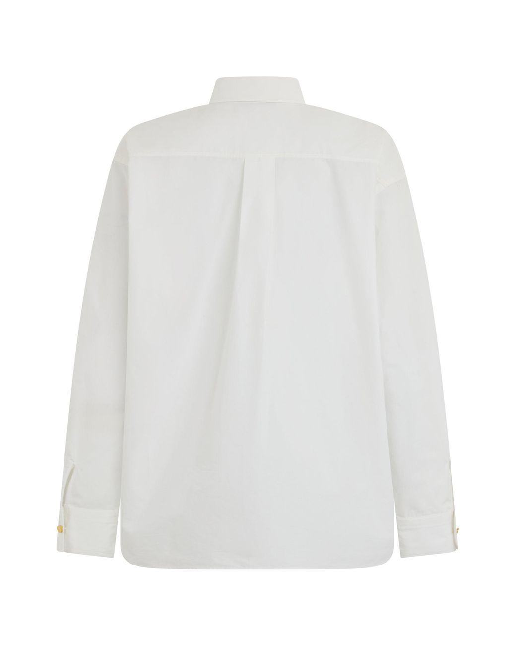 Alberta Ferretti White Blouse With Ruffles
