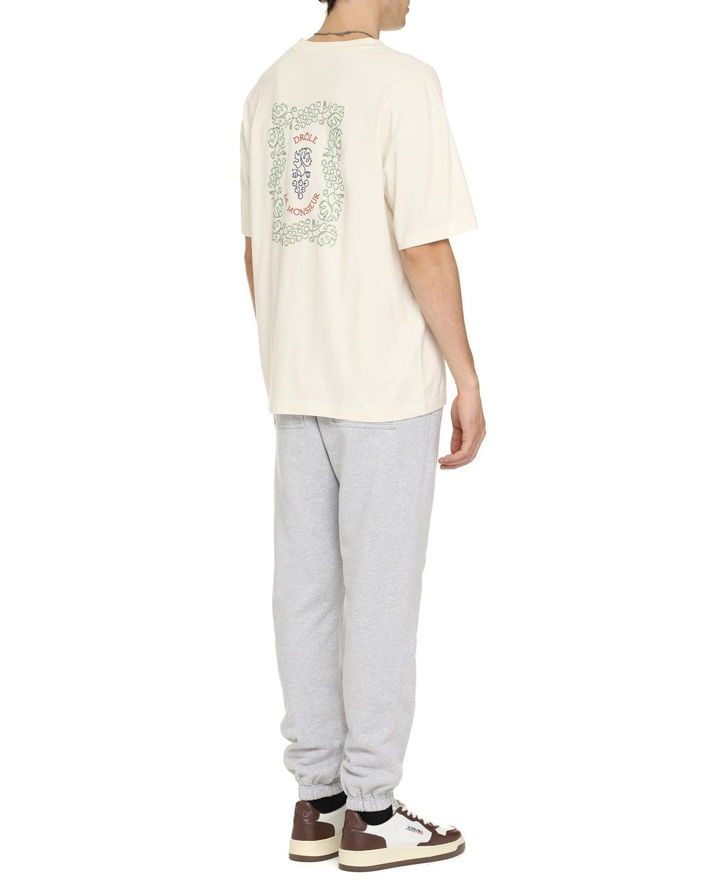 Represent Gray Logo Print Sweatpants for men