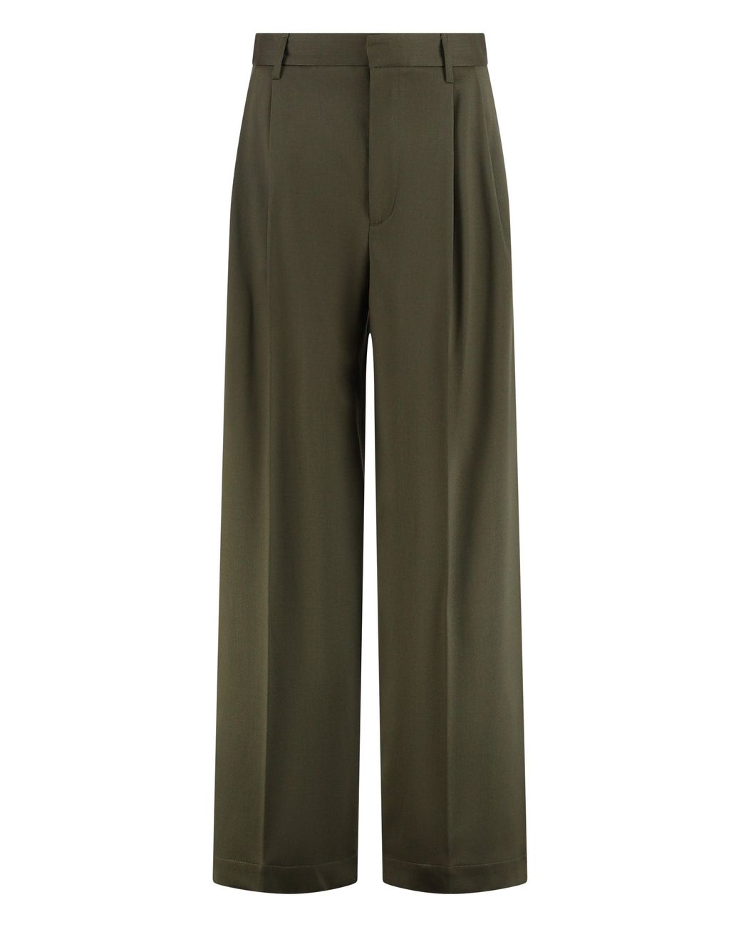 DARKPARK Green Chicago High-Waist Wide-Leg Trousers
