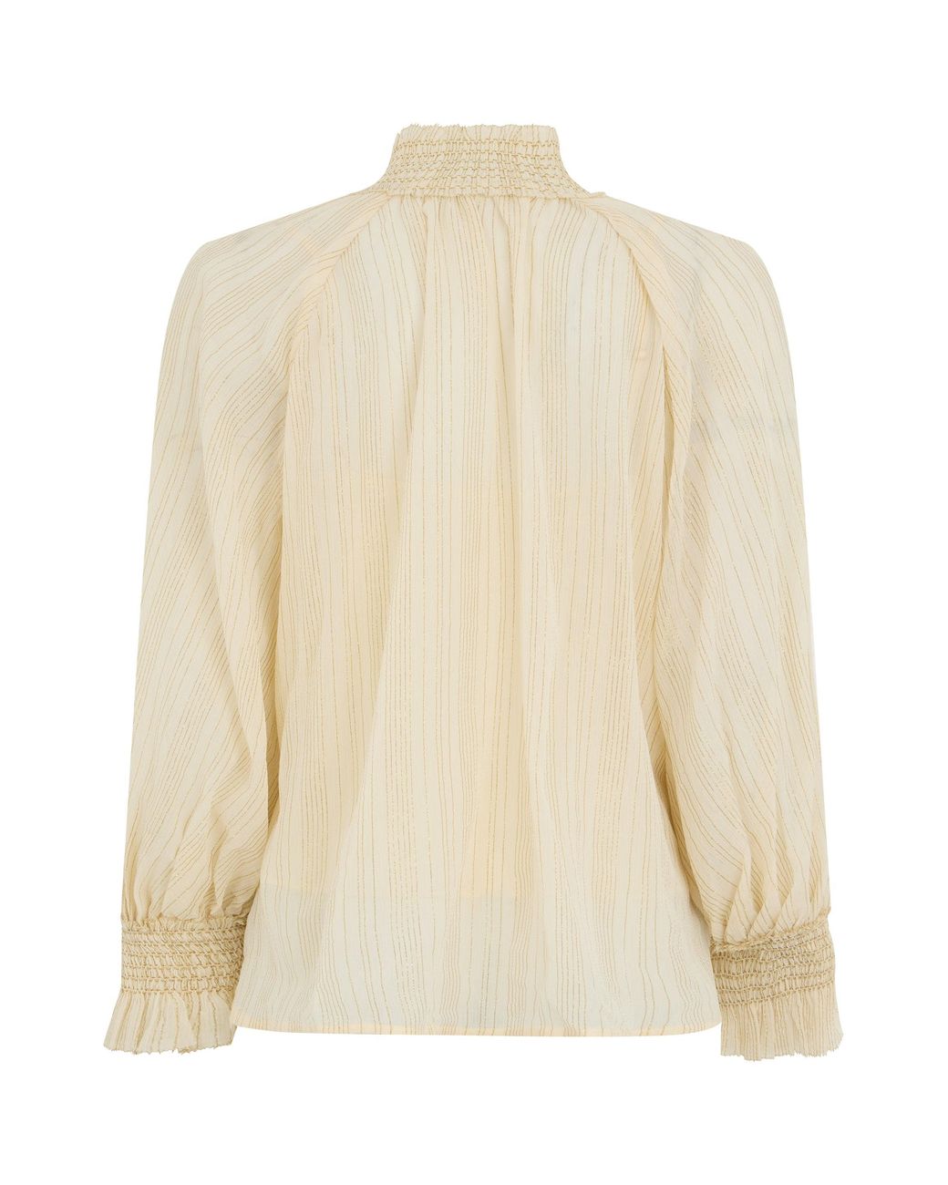 Zimmermann Natural Cotton-Silk Blouse Blouses