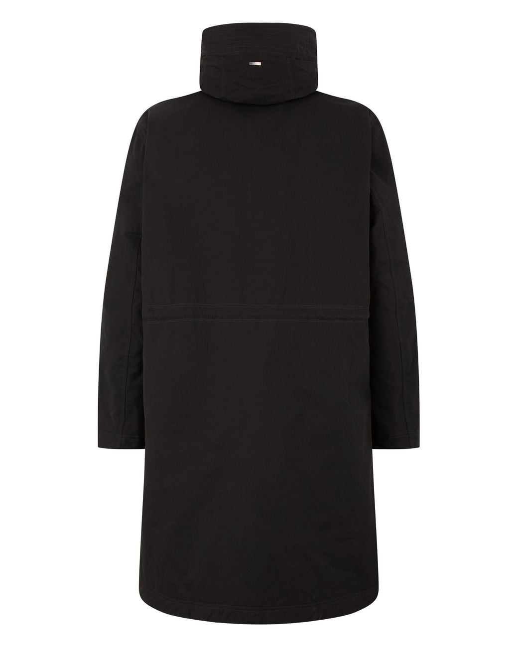 Herno Black Parka With Zip for men