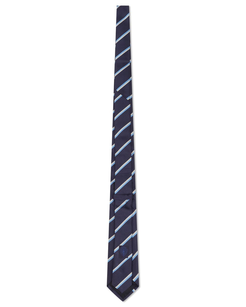 Gucci Blue Silk Jacquard Tie for men