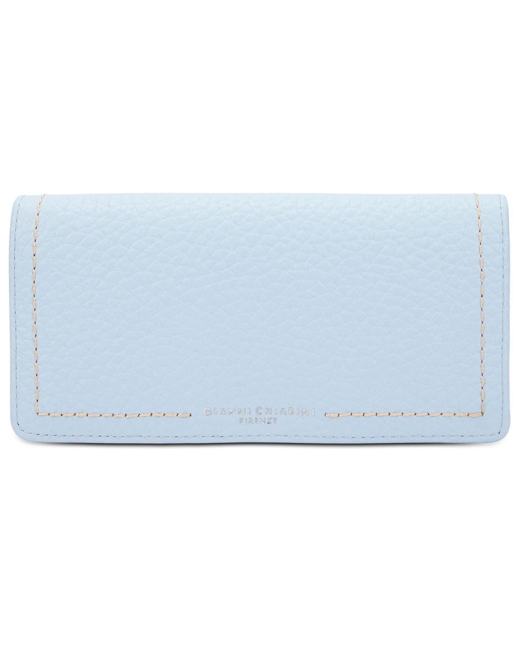 Gianni Chiarini Blue Leather Wallet