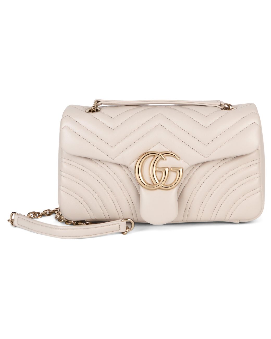 Gucci Pink Gg Marmont Medium Shoulder Bag