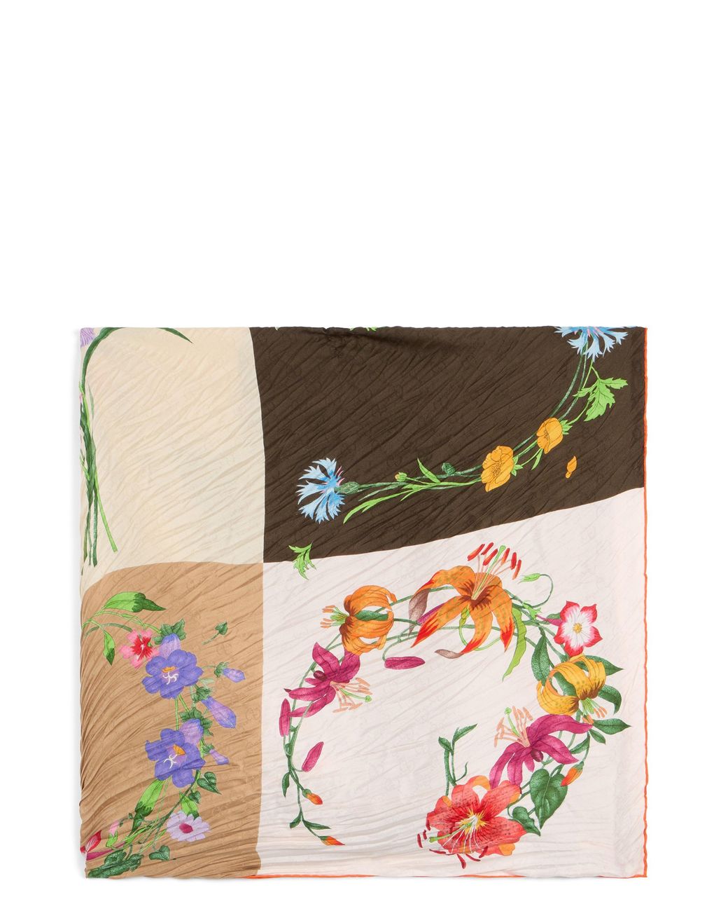 Gucci Multicolor Printed Silk Shawl