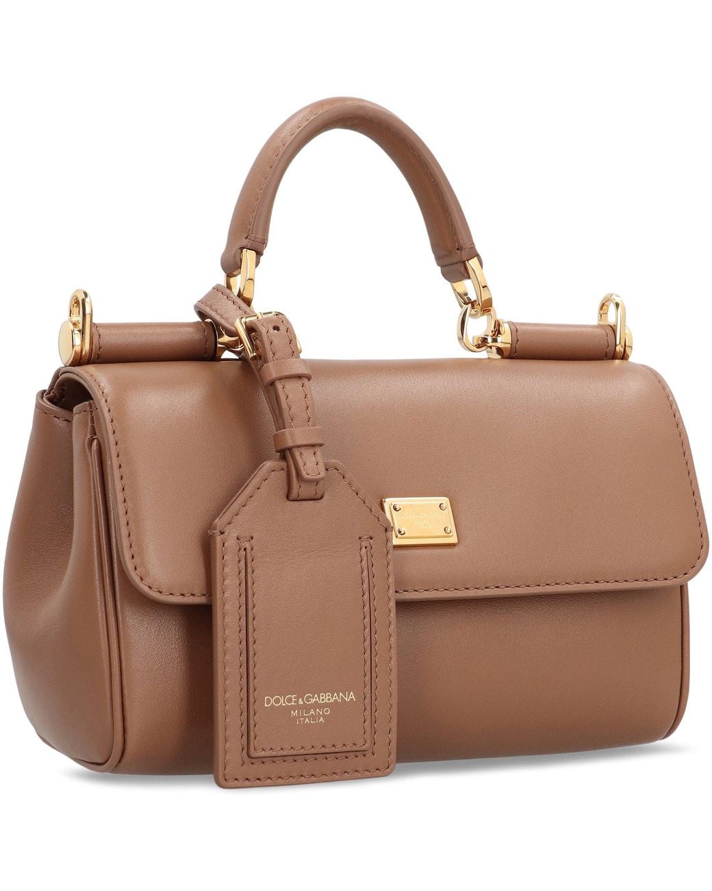 Dolce & Gabbana Brown Handbag My Sicily